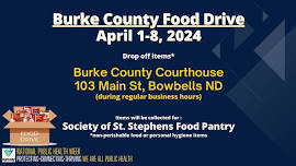 Burke County Food Drive