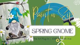 Paint n Sip - Spring Gnome