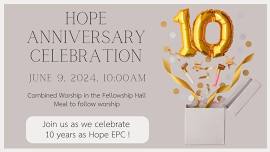 Hope Anniversary Celebration
