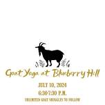GOAT YOGA at BLUEBERRY HILL