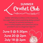 Summer Crochet Club