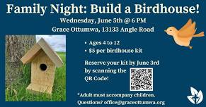 Family Night: Build a Birdhouse!