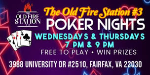 Poker Nights The Old Fire Station Fairfax, VA