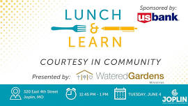 Lunch & Learn: Courtesy In Community with Watered Gardens