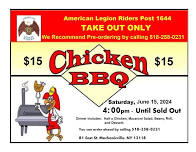 Legion Riders Chicken BBQ