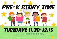 Pre-K Story Time (Ages 3-5)