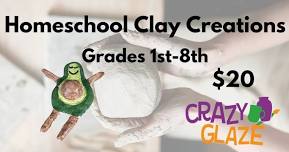 Homeschool Clay Creations - Avocado Friends