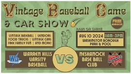 Vintage Baseball Game & Car Show 2024