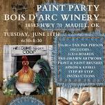 Bois D’Arc Winery Paint Party