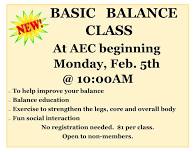 Basic Balance Class at AEC