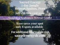 Sacred Energy Jungle Retreat Iquitos Peru