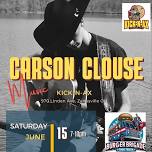 Carson Clouse Music & The Burger Brigade Food Truck at Kick-N-Ax