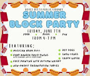 Summer Block Party – Boyce Ditto Public Library