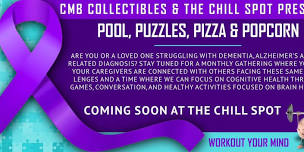 Pool, Puzzles, Pizza & Popcorn.  A Dementia & Related Diagnosis Support Gathering.