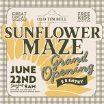 Sunflower Maze Grand Opening