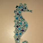 Mosaic Seahorse or Mermaid Tail
