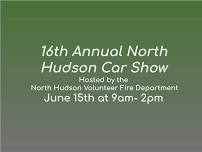 16th Annual North Hudson Car
Show