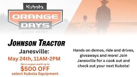 Janesville Kubota Orange Days