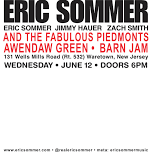 Eric Sommer at Awendaw Green! • June 12th • Gate: 5:30 PM