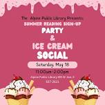 Summer Reading Ice Cream Social