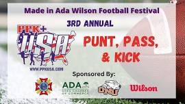 3rd Annual Punt, Pass, & Kick Competition