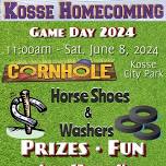 Kosse GameDay - Cornhole, Horseshoe, Washer Tournament