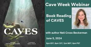 Webinar: Book Reading of CAVES with Author Nell Cross Beckerman