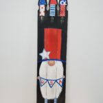 Patriotic Gnome- Wood Porch Leaner