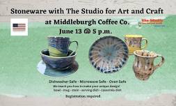 Stoneware at Middleburgh Coffee Co.