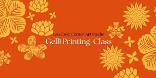 Gelli Printing Class