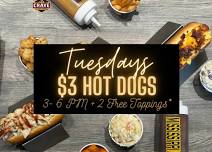 $3 Hot Dogs at CRAVE