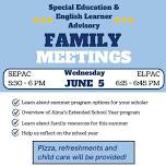 Alma Family SEPAC/ELPAC meeting