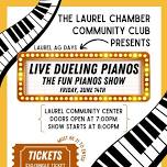 6/14/2024 The Fun Pianos dueling pianos show  - Laurel, NE