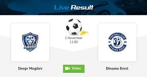 Dnepr Mogilev - Dinamo Brest Belarus / Vysshaya Liga November 2, 2024