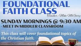 Foundational Faith Class
