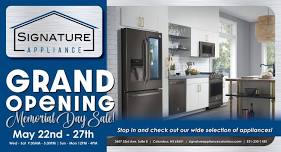 Grand Opening Memorial Day Sale