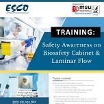 Training : Safety Awareness on Biosafety and Laminar Flow