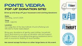 BEAM Thrift Ponte Vedra Pop-up Donation Site