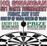 501 Darts Tournament @ HQ Gwangan - No Entry Fee; Bottle Set Prize!