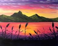 Paint Nite: Alberta Mountain Sunset