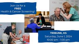 Tribune, KS: FREE Health & Cancer Screening