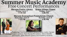Final CAP Summer Music Academy Concert Performance - Free