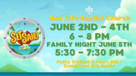 "Set Sail" Vacation Bible School at New Life Baptist Church