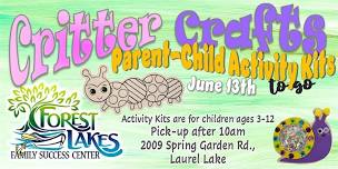 Parent Child Activity Kits To-Go - Critter Crafts