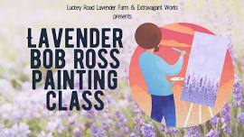 Lavender Bob Ross Painting Class