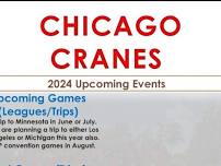 Chicago Cranes practice