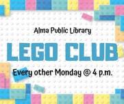 Alma: Lego Club @ Alma Public Library