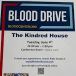 Kindred House Blood Drive