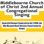 2nd Annual Congregational Singing