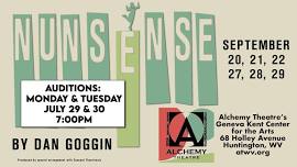 ALCHEMY AUDITIONS - The Musical NUNSENSE! - Dir. by Helen Freeman - Mon. 7/29 & Tues. 7/30 - 7PM